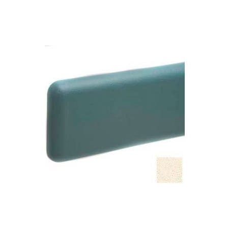 Pawling Wall Guard W/Rounded Top & Bottom Edges, Rec. Plastic Clip Retainer System, 6"H x 12'L, Porcelain WG-6C-12-555